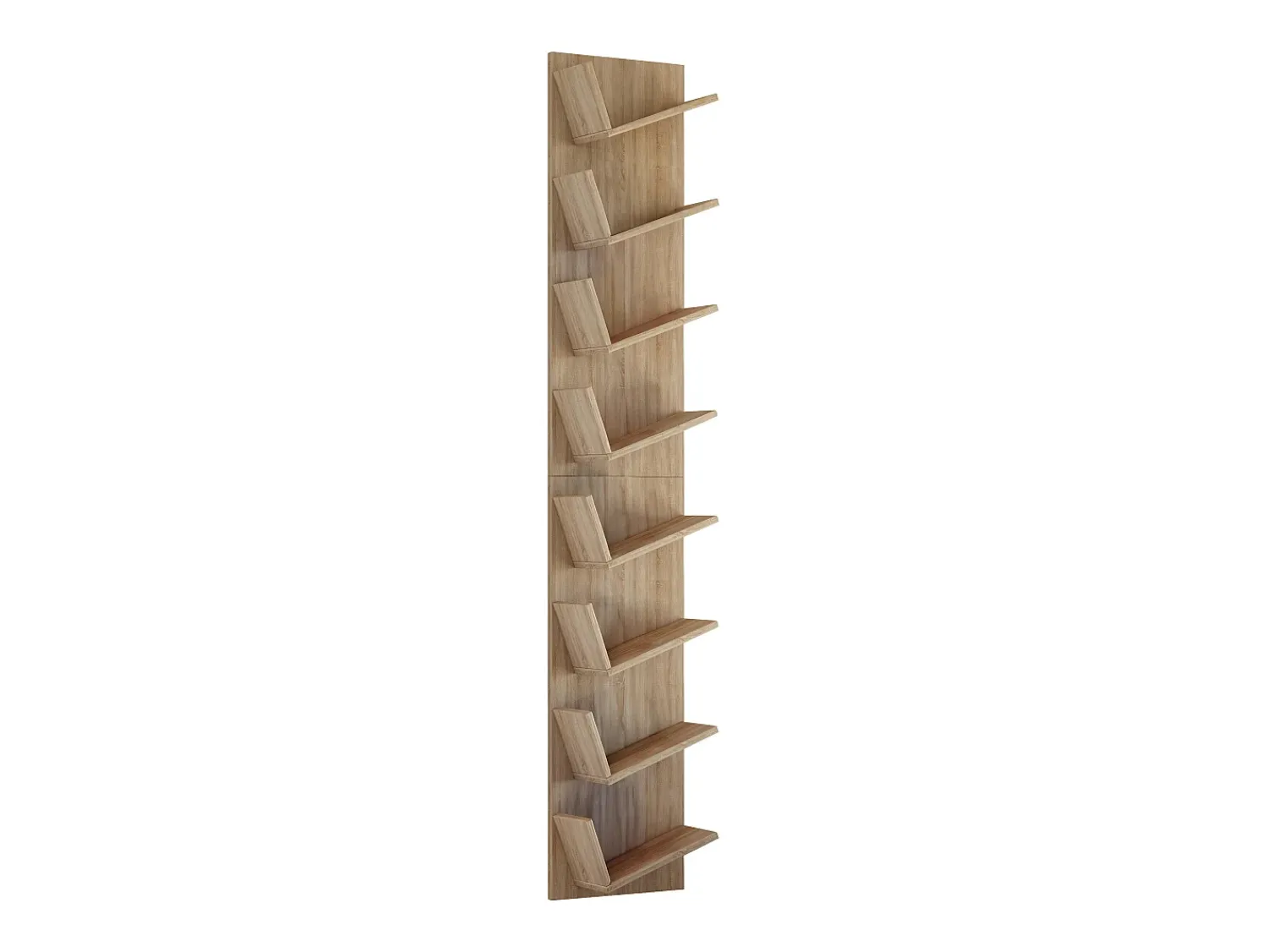 Prateleira|VCM Prateleira de parede Lansi Carvalho Sonoma (Sägerau) A. 180 x L. 33 x P. 16 cm Natural claro