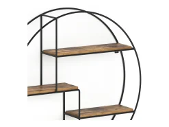 Vicco Prateleira de parede madeira antiga 55x11x55 fyrk^ Prateleira
