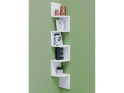 Móvel De Arrumação*VCM Prateleira de parede Mintis Branco A. 123 x L. 20 x P. 20 cm Multicor