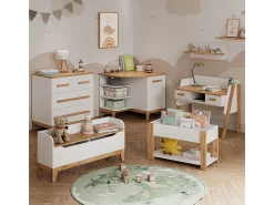 Vicco Prateleira de parede para quarto infantil /artesanal 70x20x20 malia^ Prateleira
