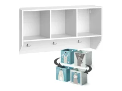 Prateleira|Vicco Prateleira de parede para o quarto das crianças 31x107.2x56 luigi Branco