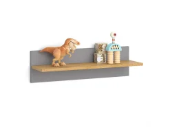 Hot Vicco Prateleira de parede para o quarto das crianças cinza 70x18.4x20 malia Cinzento