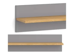 Hot Vicco Prateleira de parede para o quarto das crianças cinza 70x18.4x20 malia Cinzento