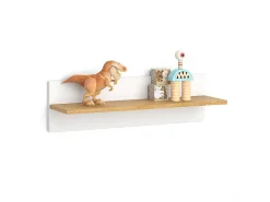 Prateleira|Vicco Prateleira de parede para o quarto das crianças 70x18.4x20 malia Branco