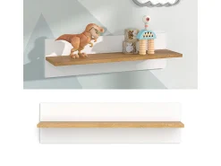Prateleira|Vicco Prateleira de parede para o quarto das crianças 70x18.4x20 malia Branco