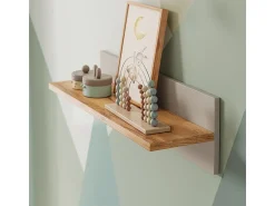 Prateleira|Vicco Prateleira de parede para quarto infantil caxemira/artesanal 70x20x20 malia Bege