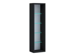 VCM Prateleira de parede Rasato Preto A. 77 x L. 21 x P. 14 cm^ Prateleira