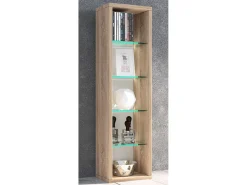 Hot VCM Prateleira de parede Rasato Sonoma Oak A. 77 x L. 21 x P. 14 cm Multicor