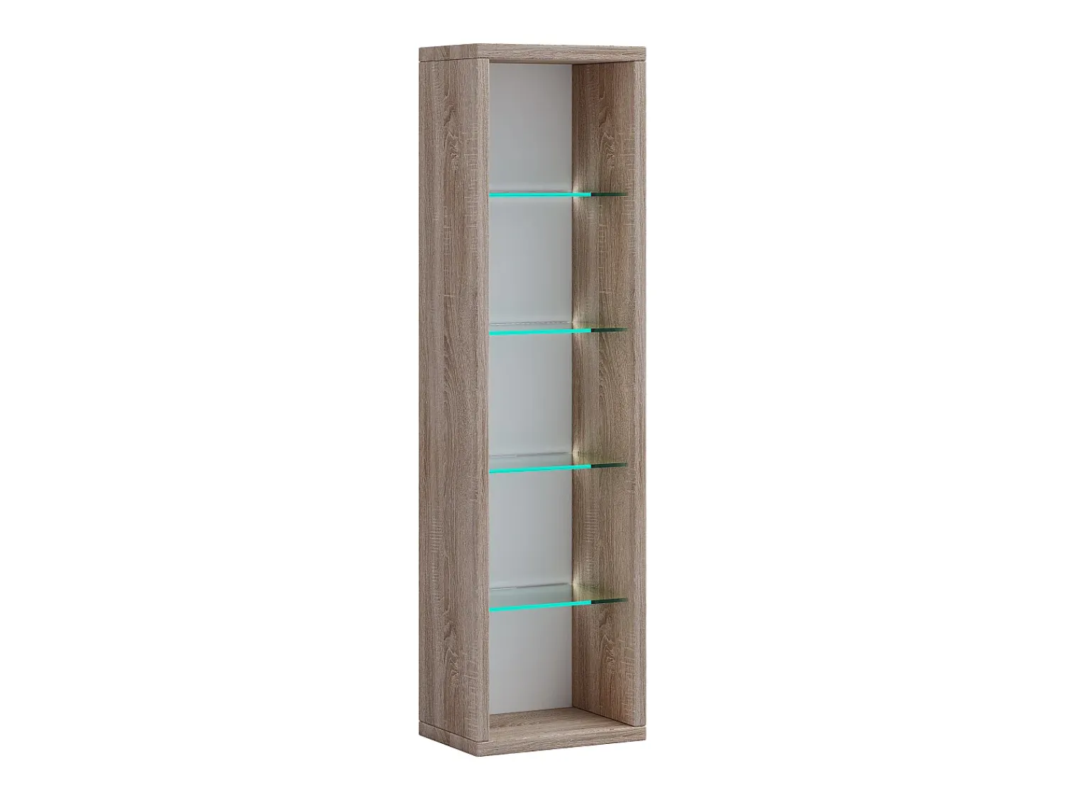 Hot VCM Prateleira de parede Rasato Sonoma Oak A. 77 x L. 21 x P. 14 cm Multicor