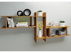 VCM Prateleira de parede Sirola Livro A. 80 x L. 188 x P. 20 cm^ Prateleira