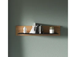 Prateleira|Petits-Meubles Prateleira de parede Solal em madeira e preto de 110 cm Natural claro