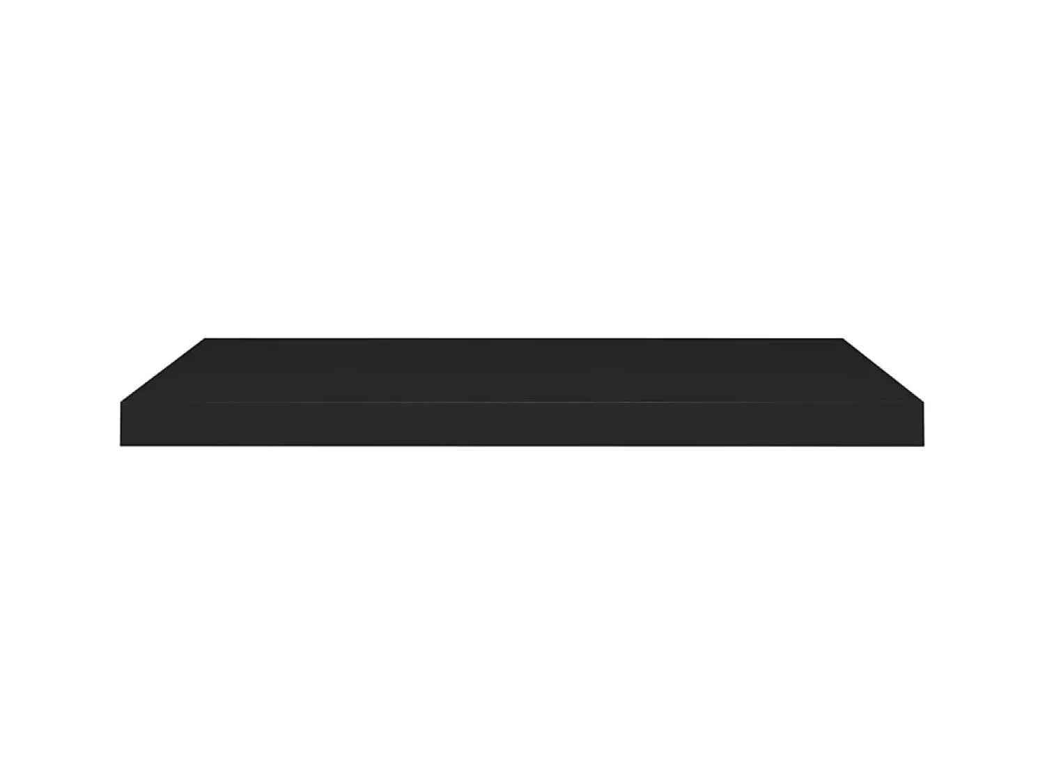Prateleira| Prateleira de parede suspensa 80x23,5x3,8 cm MDF PT570153 Preto