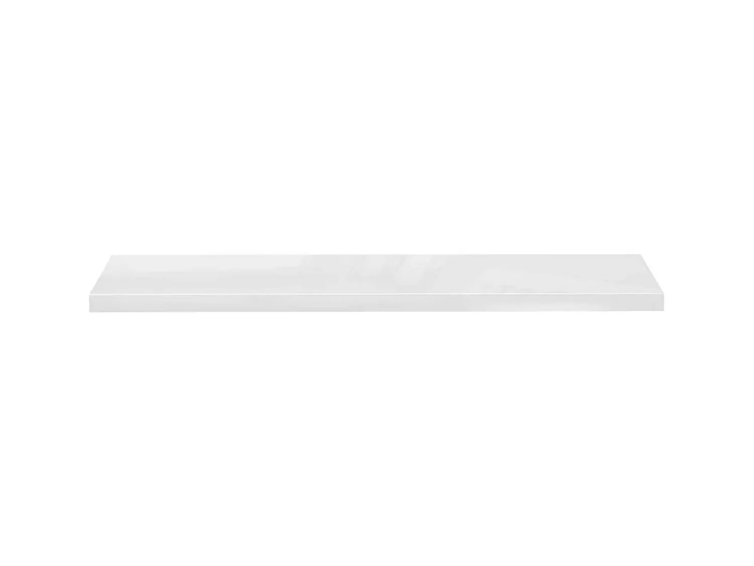 Prateleira| Prateleira de parede suspensa 120x23,5x3,8 cm MDF PT778082 Branco