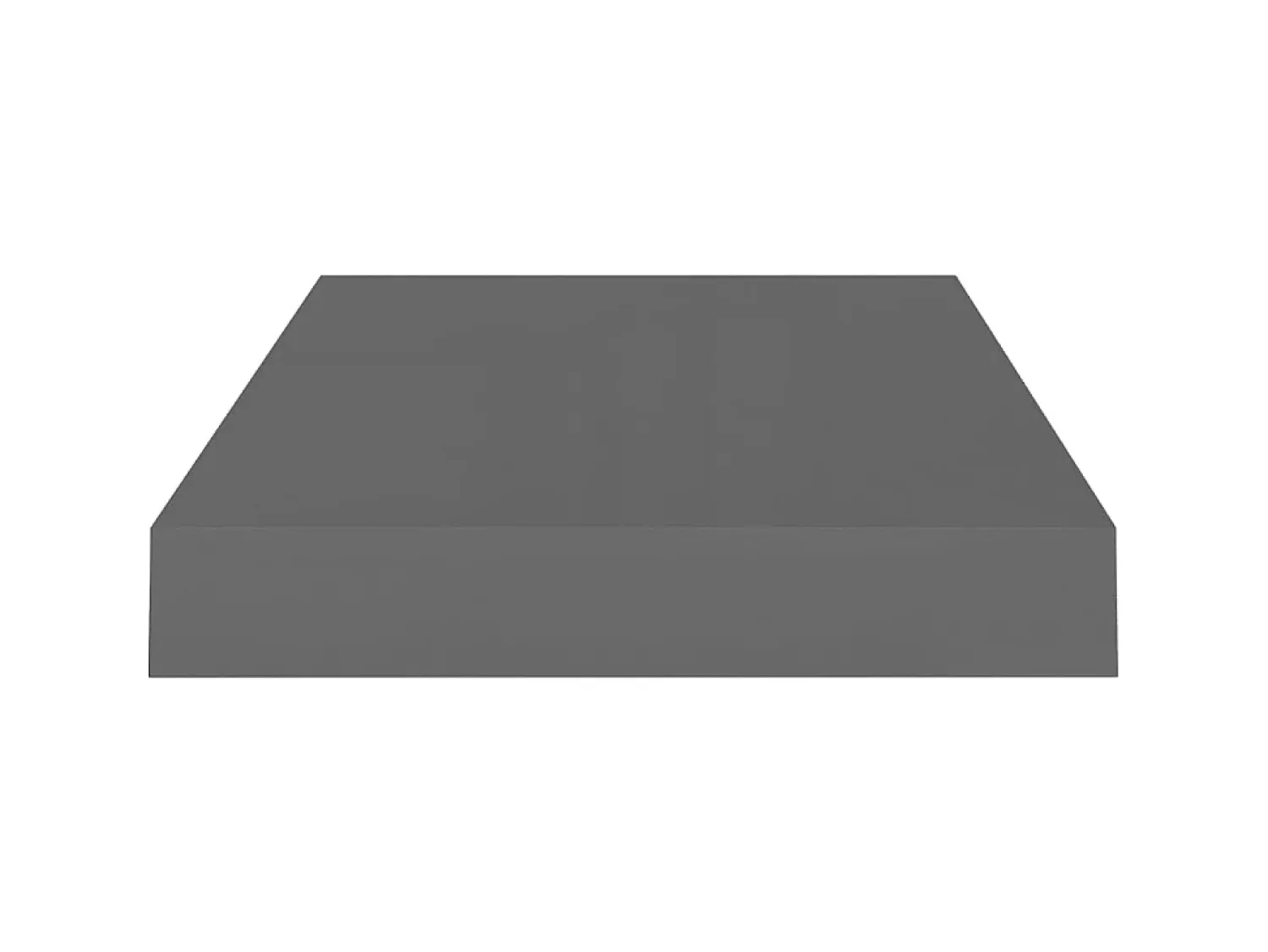 Prateleira| Prateleira de parede suspensa 40x23x3,8 cm MDF cinza PT163831 Cinzento