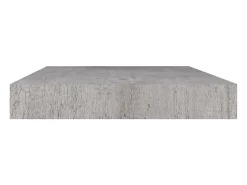 Prateleira* Prateleira de parede suspensa 40x23x3,8 cm MDF -cimento PT422365 Cinzento