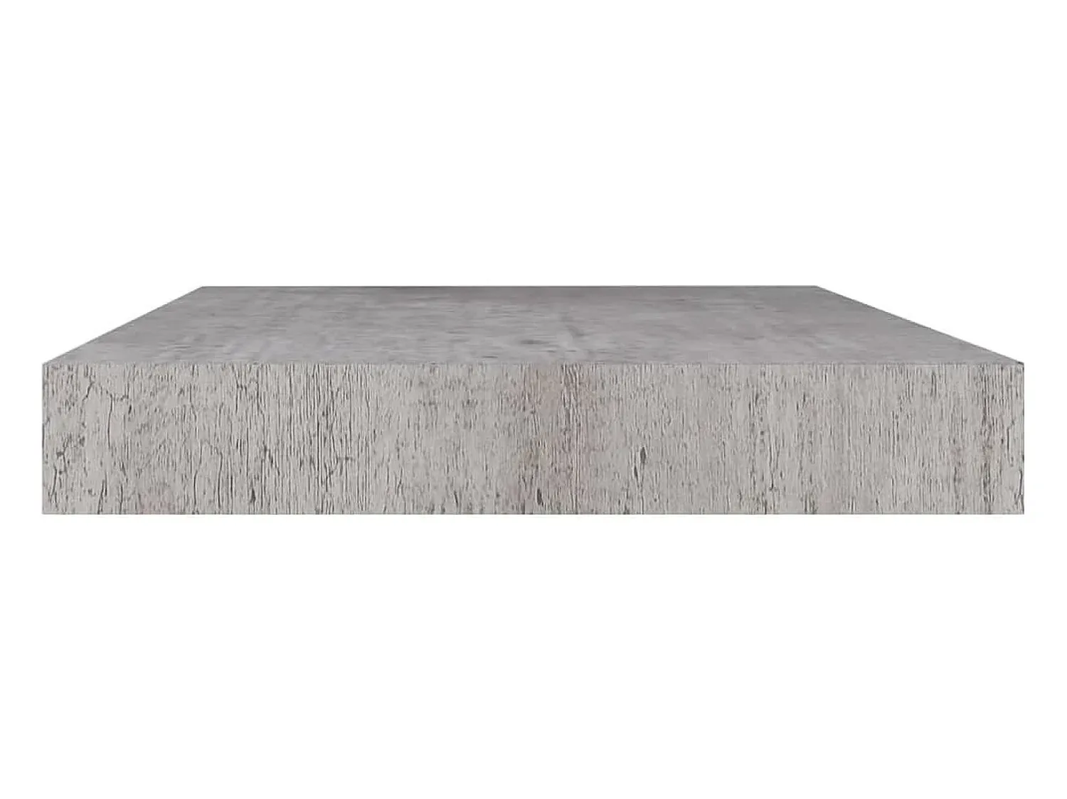 Prateleira* Prateleira de parede suspensa 40x23x3,8 cm MDF -cimento PT422365 Cinzento