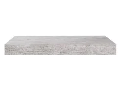 Prateleira* Prateleira de parede suspensa 40x23x3,8 cm MDF -cimento PT422365 Cinzento