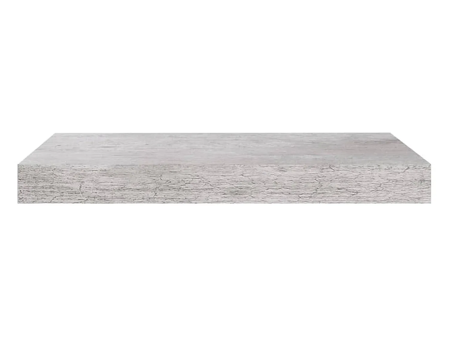 Prateleira* Prateleira de parede suspensa 40x23x3,8 cm MDF -cimento PT422365 Cinzento
