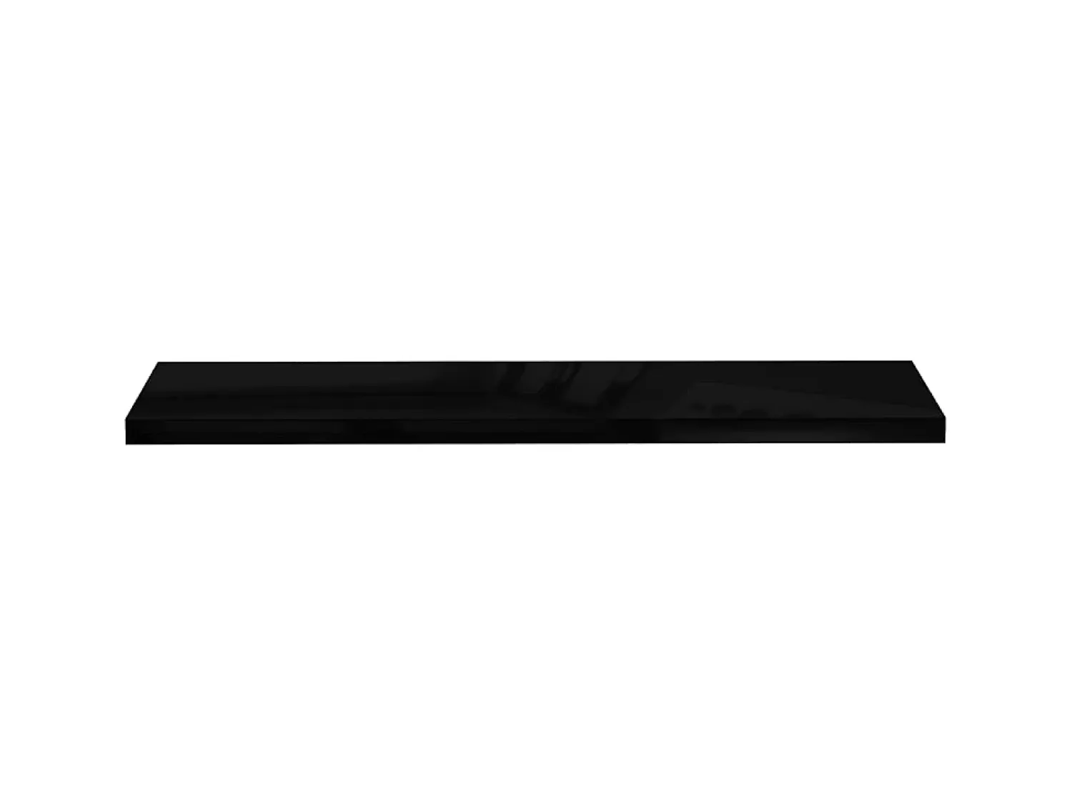 Prateleira| Prateleira de parede suspensa 120x23,5x3,8 cm MDF PT567653 Preto