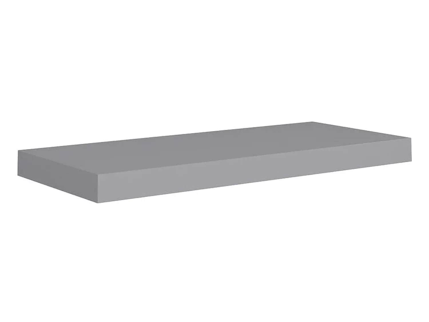 Prateleira* Prateleira de parede suspensa 60x23,5x3,8 cm MDF cinza PT324702 Cinzento