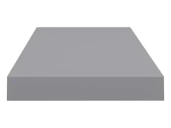 Prateleira* Prateleira de parede suspensa 60x23,5x3,8 cm MDF cinza PT324702 Cinzento