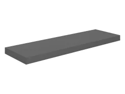 Prateleira* Prateleira de parede suspensa 80x23,5x3,8 cm MDF PT897695 Cinzento