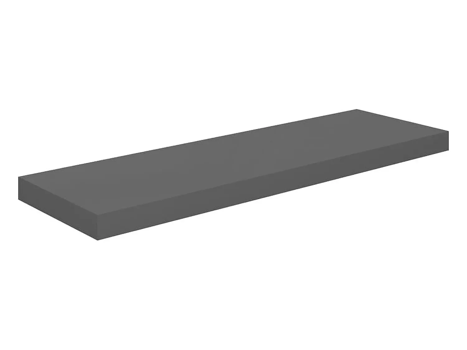 Prateleira* Prateleira de parede suspensa 80x23,5x3,8 cm MDF PT897695 Cinzento