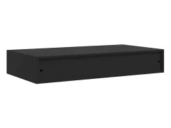vidaxl Prateleira de parede suspensa com gaveta 48x25x8 cm^ Prateleira