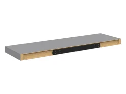 Prateleira*vidaxl Prateleira de parede suspensa 80x23,5x3,8 cm MDF Cinzento