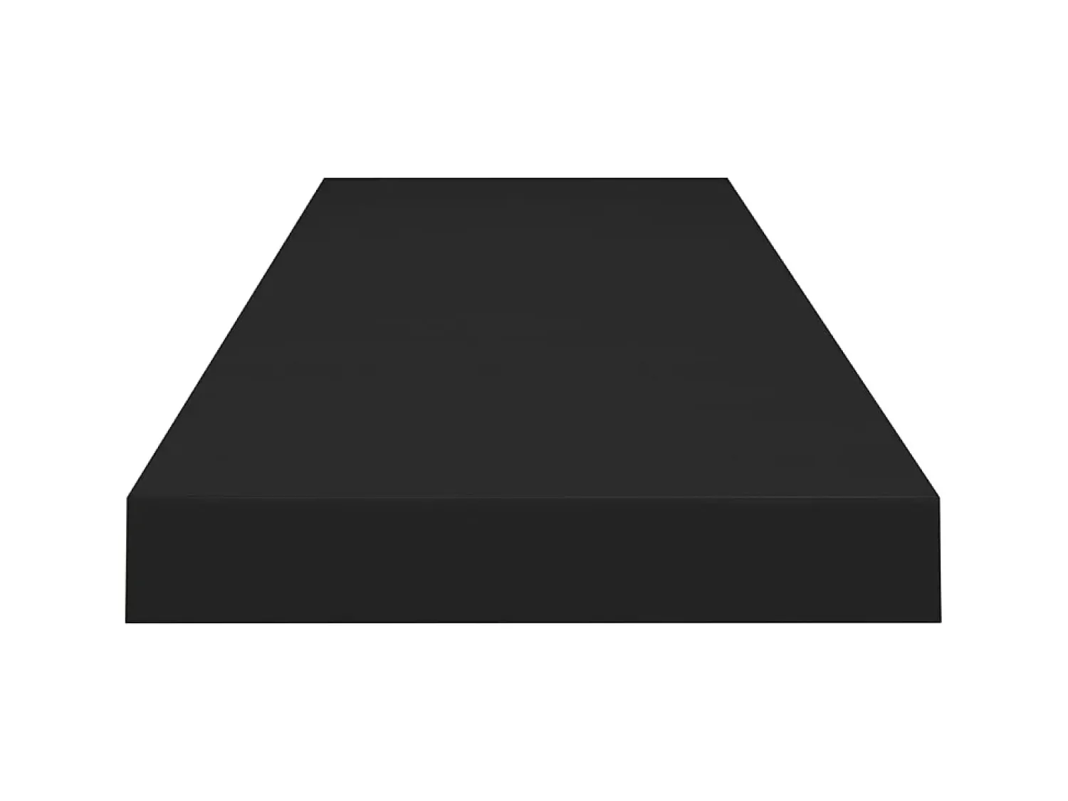 Prateleira* Prateleira de parede suspensa 90x23,5x3,8 cm MDF PT616018 Preto