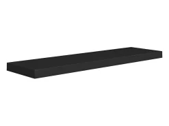 Prateleira* Prateleira de parede suspensa 90x23,5x3,8 cm MDF PT616018 Preto