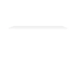 Prateleira* Prateleira de parede suspensa 120x23,5x3,8 cm MDF PT879775 Branco