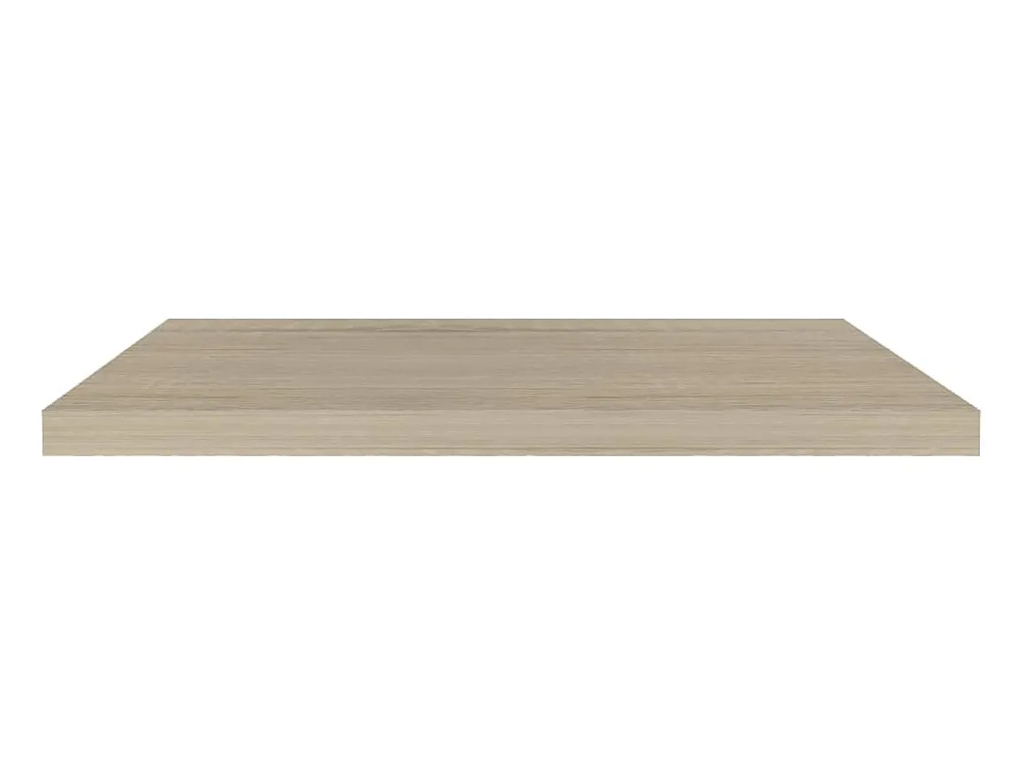 Prateleira* Prateleira de parede suspensa 80x23,5x3,8 cm MDF cor carvalho PT433524 Castanho