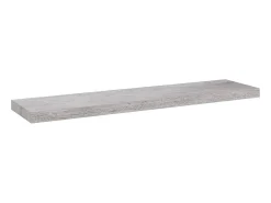 Best Prateleira de parede suspensa 90x23,5x3,8 cm MDF cinza cimento PT107565 Cinzento