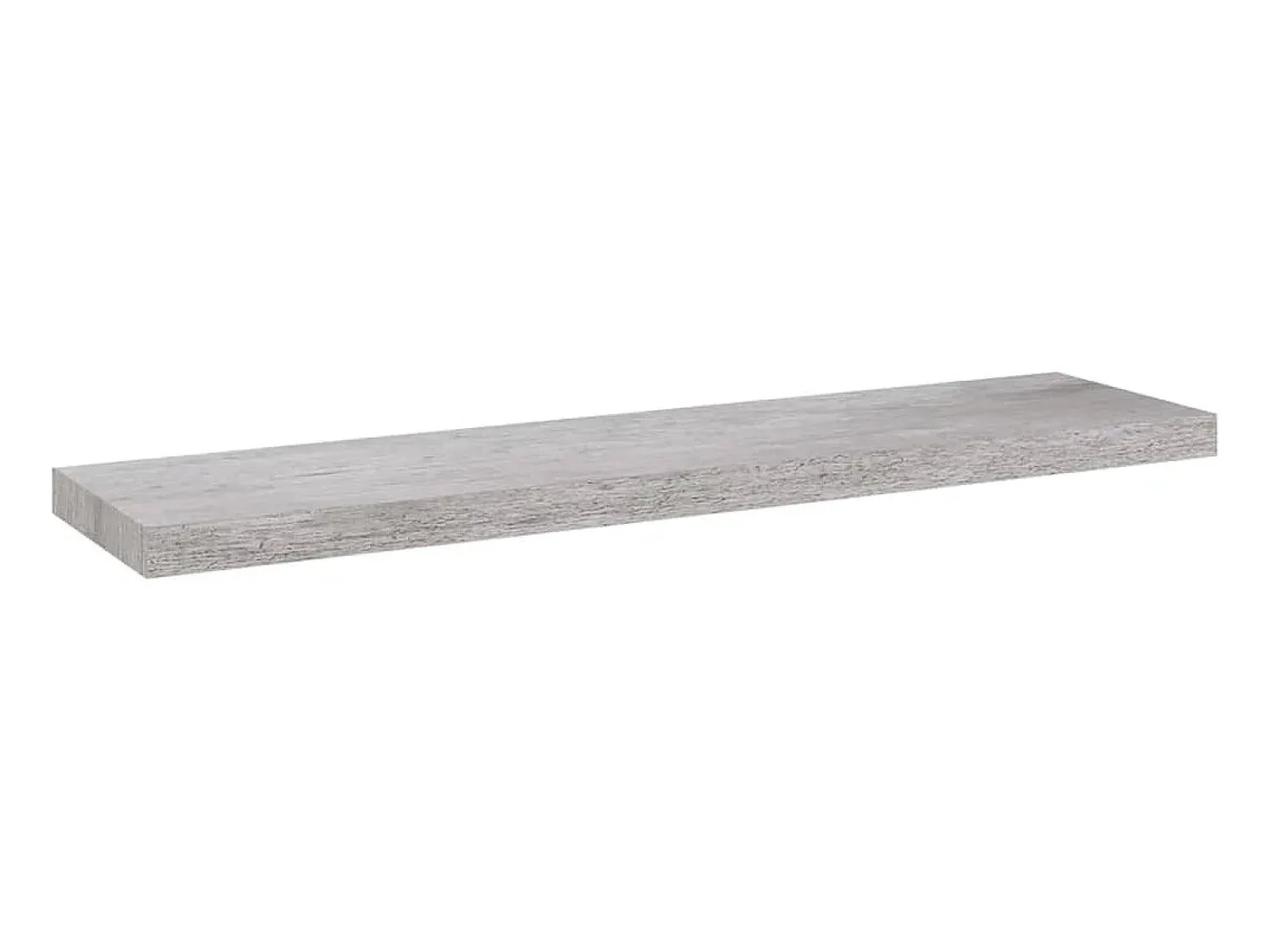 Best Prateleira de parede suspensa 90x23,5x3,8 cm MDF cinza cimento PT107565 Cinzento