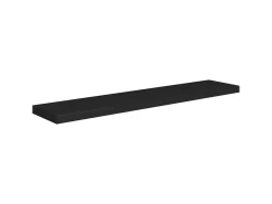 Clearance Prateleira de parede suspensa 120x23,5x3,8 cm MDF PT611648 Preto