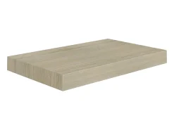 Prateleira de parede suspensa 40x23x3,8 cm MDF cor carvalho PT436896 Castanho