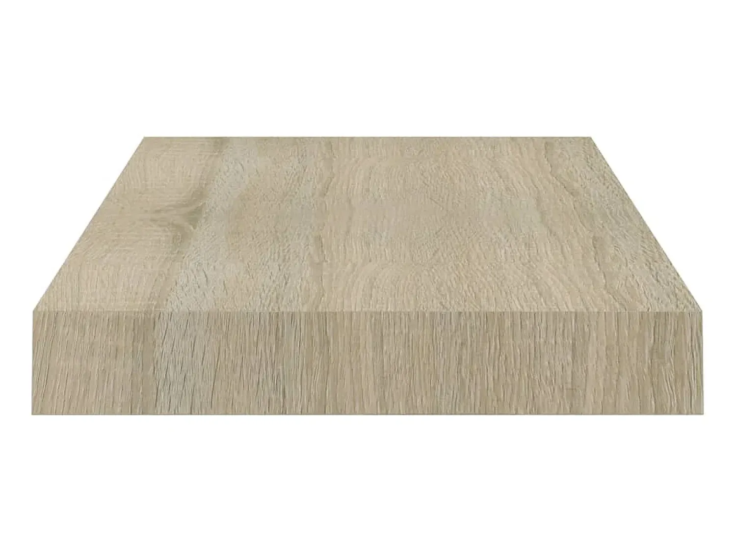 Prateleira de parede suspensa 40x23x3,8 cm MDF cor carvalho PT436896 Castanho