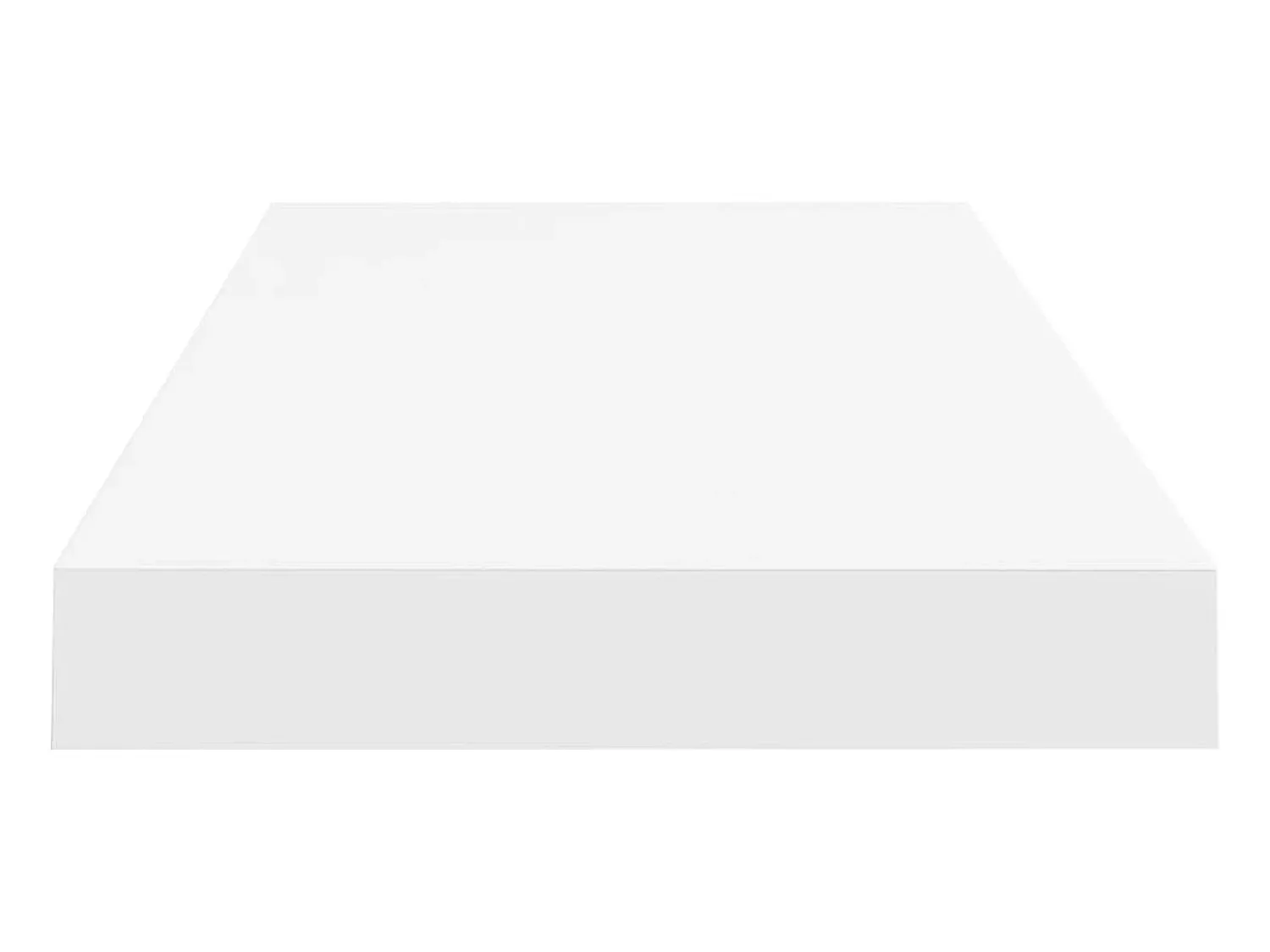 Outlet Prateleira de parede suspensa 60x23,5x3,8 cm MDF PT551541 Branco