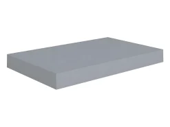 Prateleira* Prateleira de parede suspensa 40x23x3,8 cm MDF PT161011 Cinzento