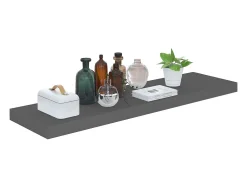 Prateleira de parede suspensa 90x23,5x3,8 cm MDF PT288238^ Prateleira