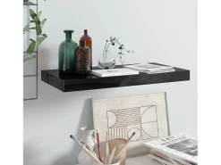 Prateleira de parede suspensa 50x23x3,8 cm MDF PT351599^ Prateleira