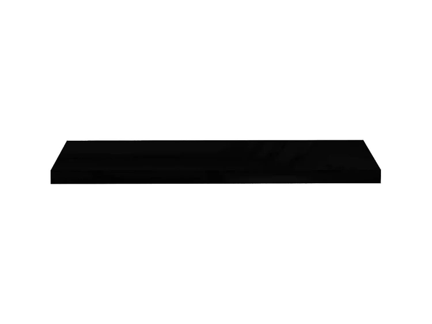 Prateleira* Prateleira de parede suspensa 90x23,5x3,8 cm MDF PT215221 Preto