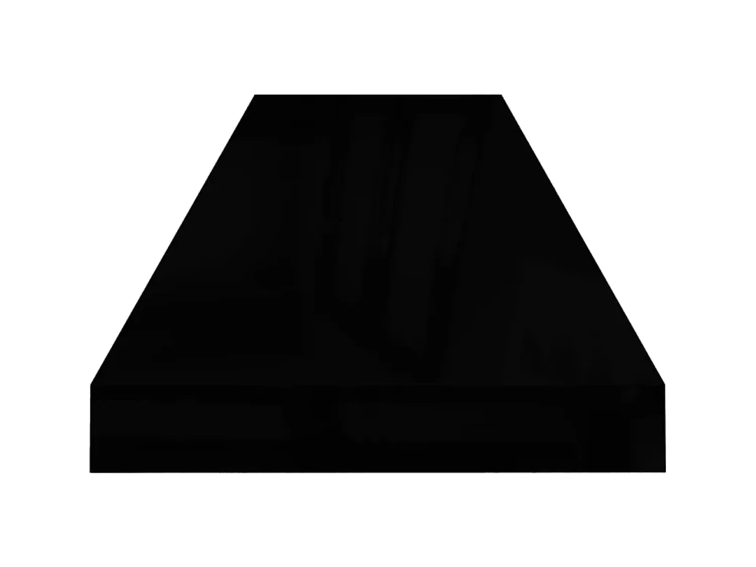 Prateleira* Prateleira de parede suspensa 90x23,5x3,8 cm MDF PT215221 Preto
