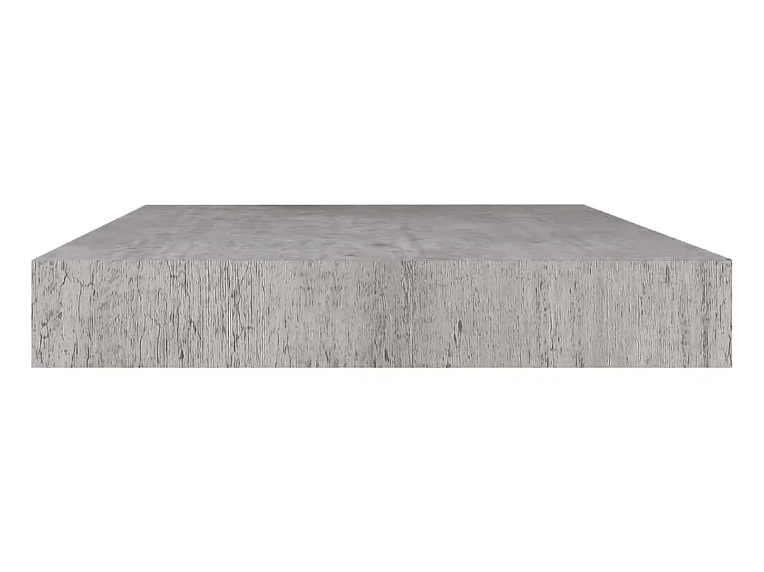 New Prateleira de parede suspensa 50x23x3,8 cm MDF cimento PT806601 Cinzento