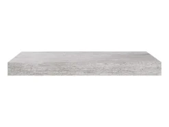 New Prateleira de parede suspensa 50x23x3,8 cm MDF cimento PT806601 Cinzento