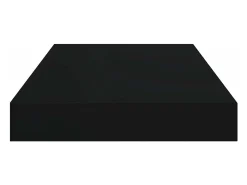 Prateleira*vidaxl Prateleira de parede suspensa 40x23x3,8 cm MDF Preto