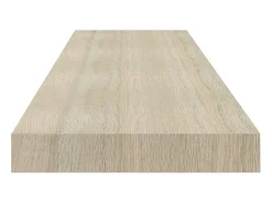 Prateleira| Prateleira de parede suspensa 90x23,5x3,8 cm MDF cor carvalho PT830872 Castanho