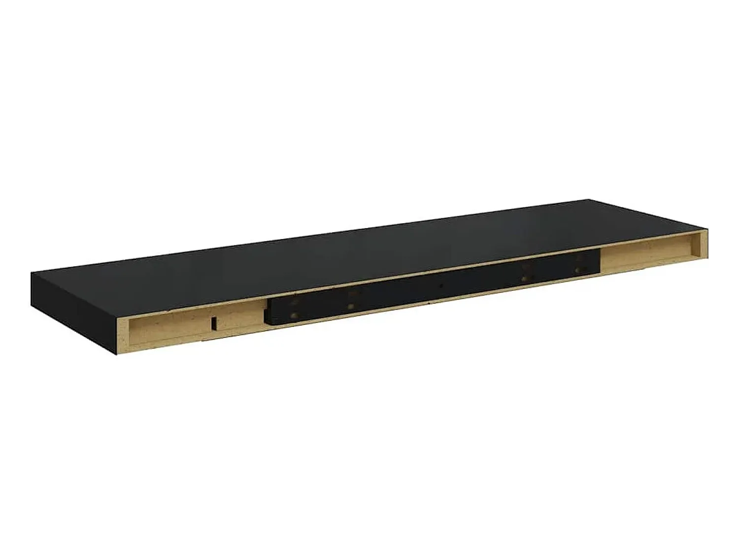 vidaxl Prateleira de parede suspensa 80x23,5x3,8 cm MDF^ Prateleira