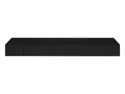 Prateleira de parede suspensa com gaveta 80x25x8 cm PT364089 Preto